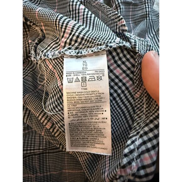 Old Navy Plaid Dress Size XLarge - Picture 5 of 7